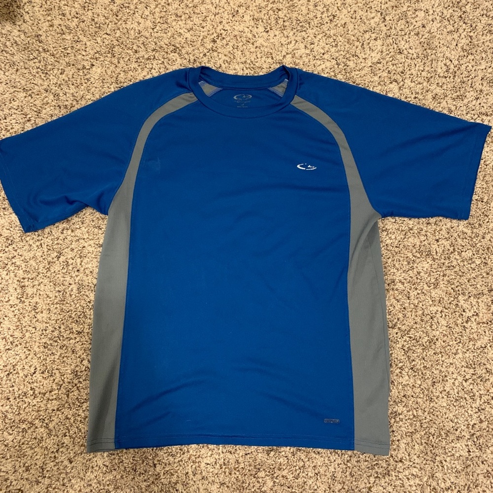 Men’s Blue Workout Running Shirt size M